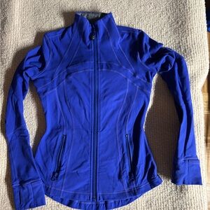 lululemon athletica Vibrant Blue Jacket/ long sleeve size 4